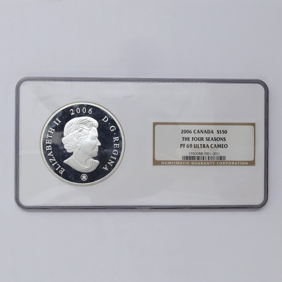 2006 Canada $50 The Four Seasons 5 oz. Fine Silver Coin NGC Certified PF69 UHC (No Tax)