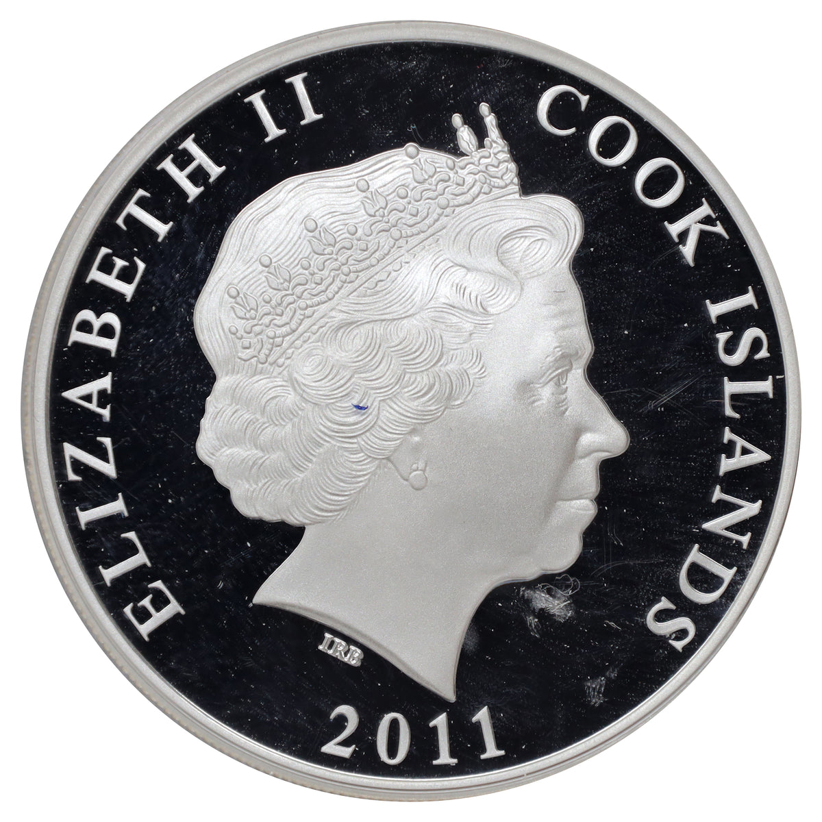 Cook Islands 2011 $10 Diamond Jubilee Trooping the Colour .999 Silver (No Tax) scr.cap