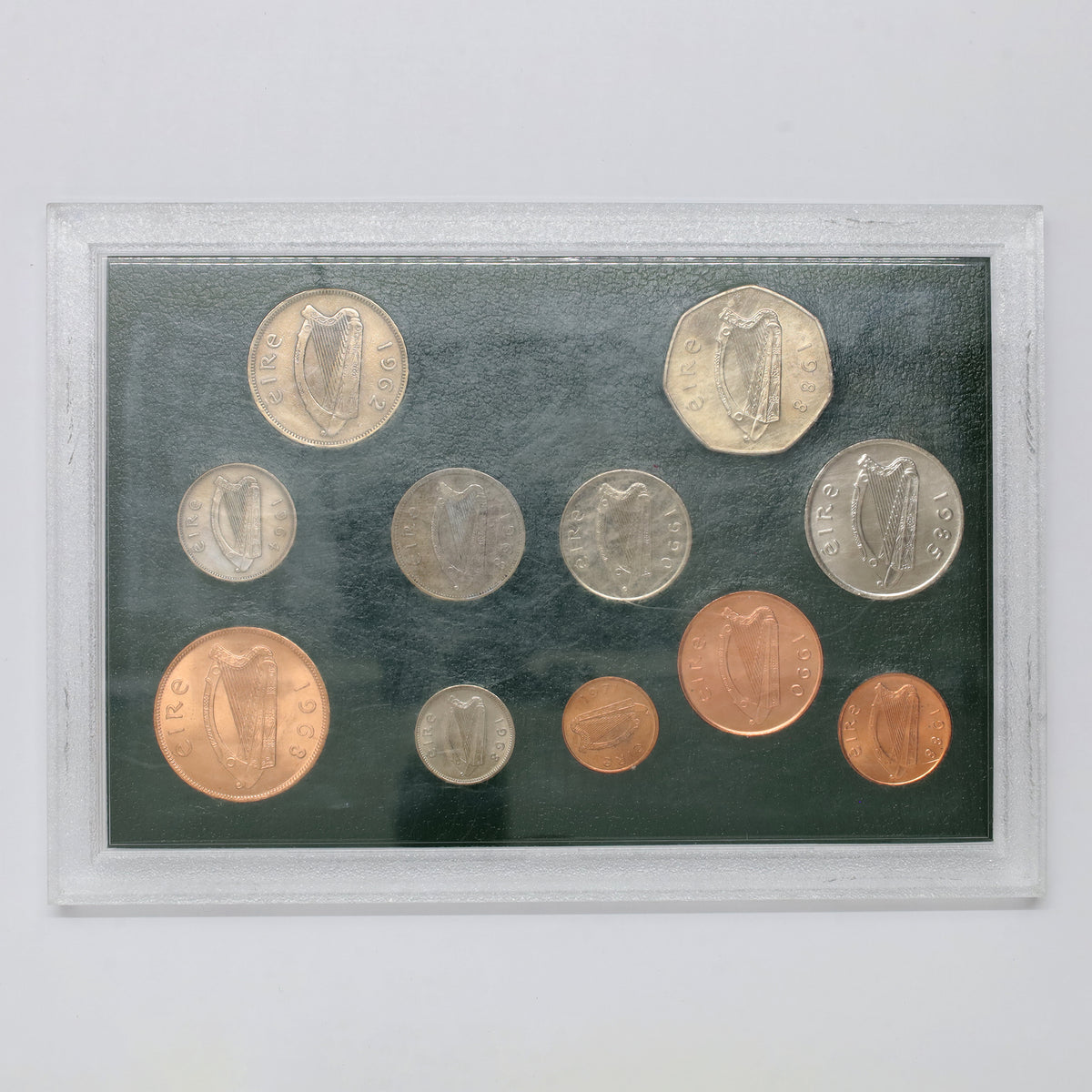 Vintage Ireland Complete Decimal Issue and Last Lsd Type 11-Coin Set (issues)