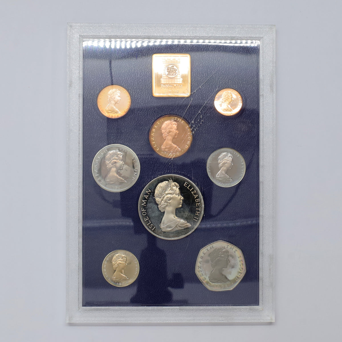 Isle of Man 1978 8-Coin Proof Set in Presentation Case (issues)
