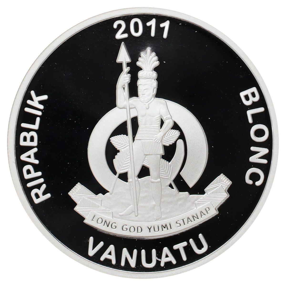 Vanuatu 2011 Diamond Jubilee Royal Ascot Race 5-Vatu .999 Silver Coin (No Tax) scr.cap