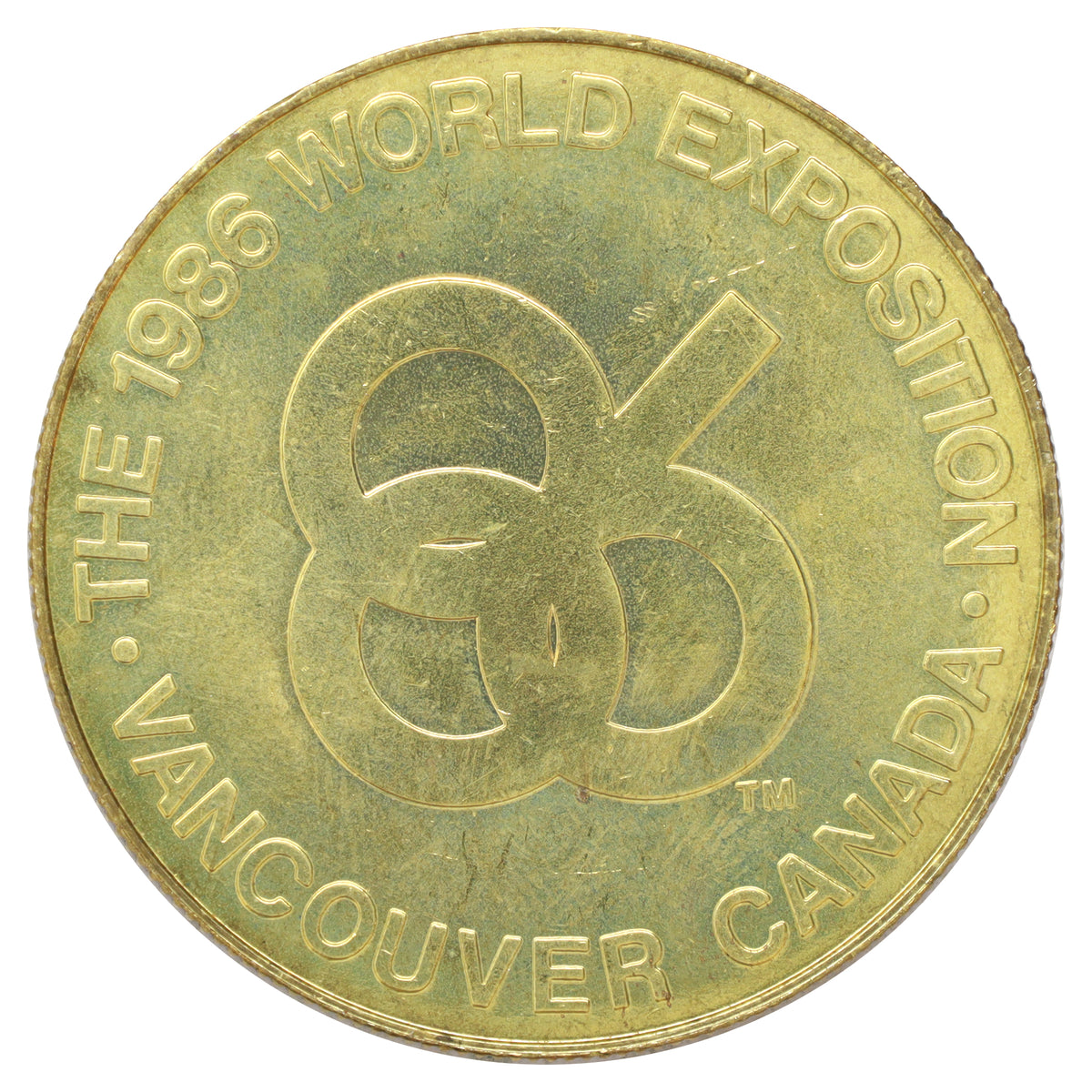 1986 Vancouver, BC, World Exposition Official Souvenir Medallion