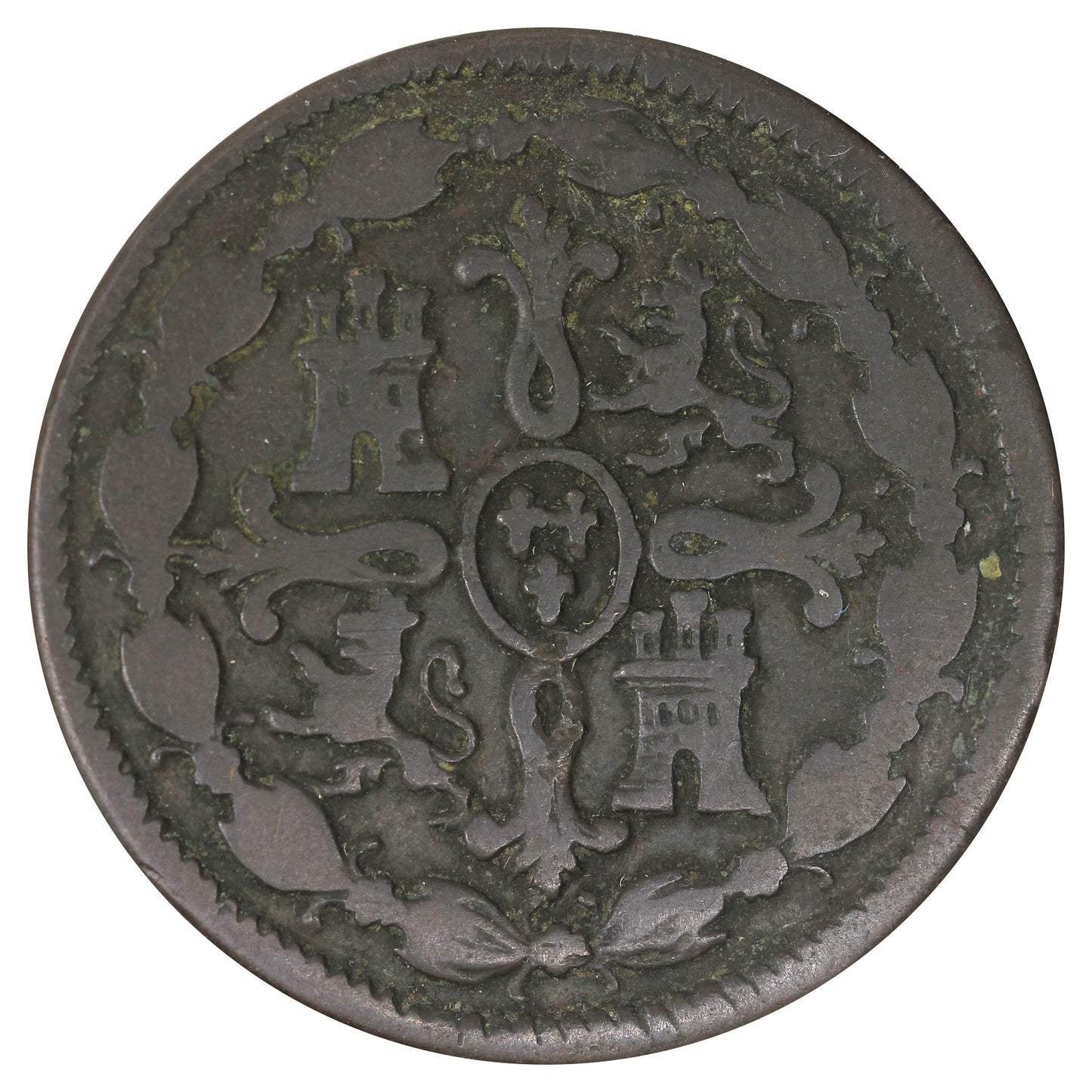 Spain 1818 Ferdinand VII 8 Maravedis