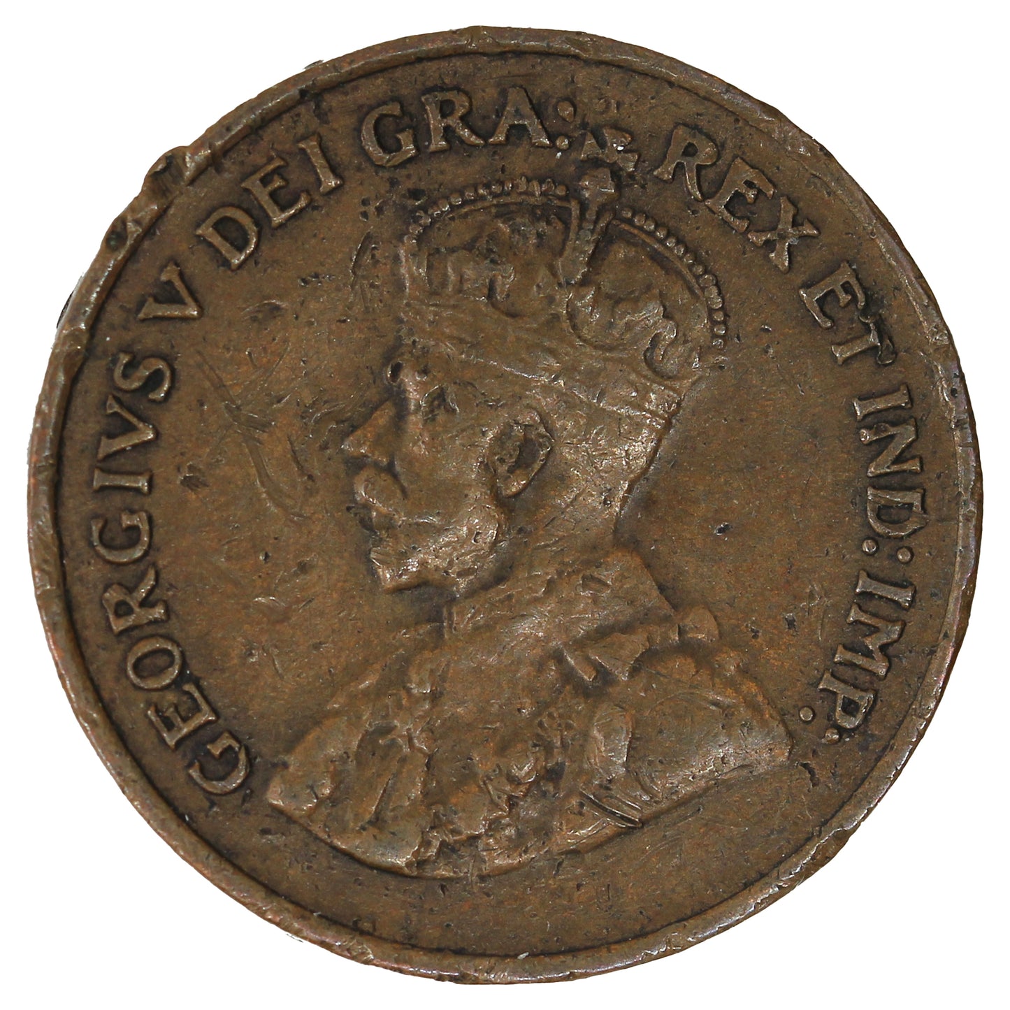 1926 Canada 1-cent VF-EF (VF30) Scratched, marks, or impaired