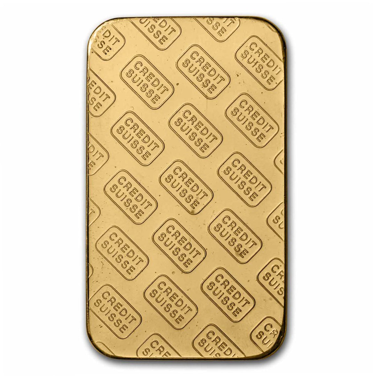 (LPO) Credit Suisse 1oz 9999 Fine Gold Bar (TAX Exempt). Package Scratched - NO Credit Card, Paypal