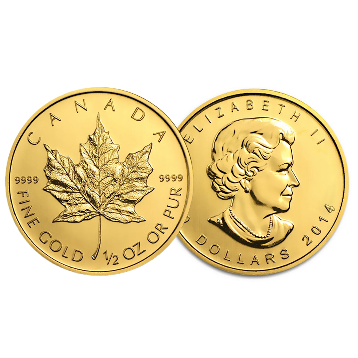 (LPO) Random Year 1/2oz $20 Canada Gold Maple Leaf (TAX Exempt)