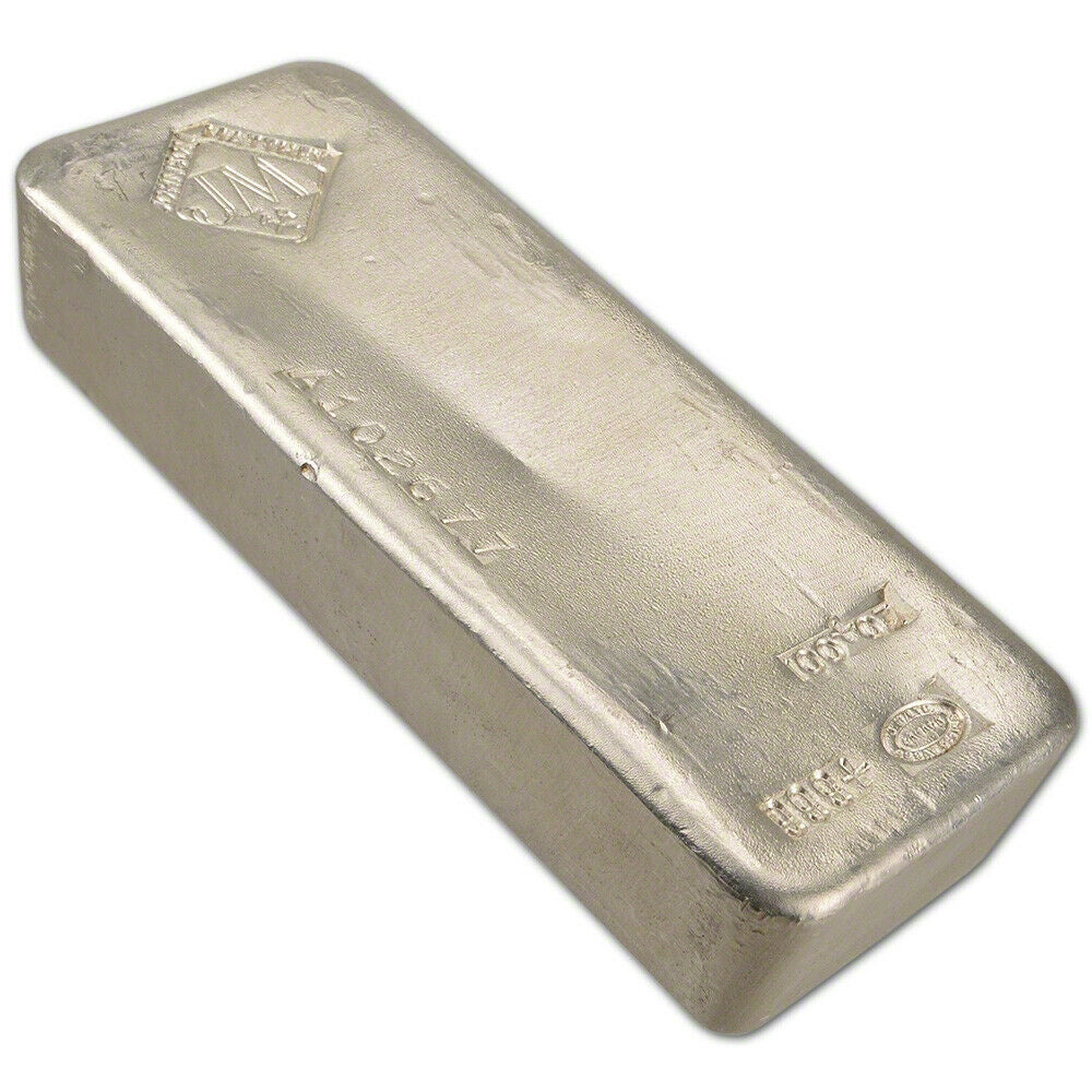 (LPO) Johnson Matthey Old Poured 100oz Bar (No Tax) Issues - NO Credit Card, Paypal.
