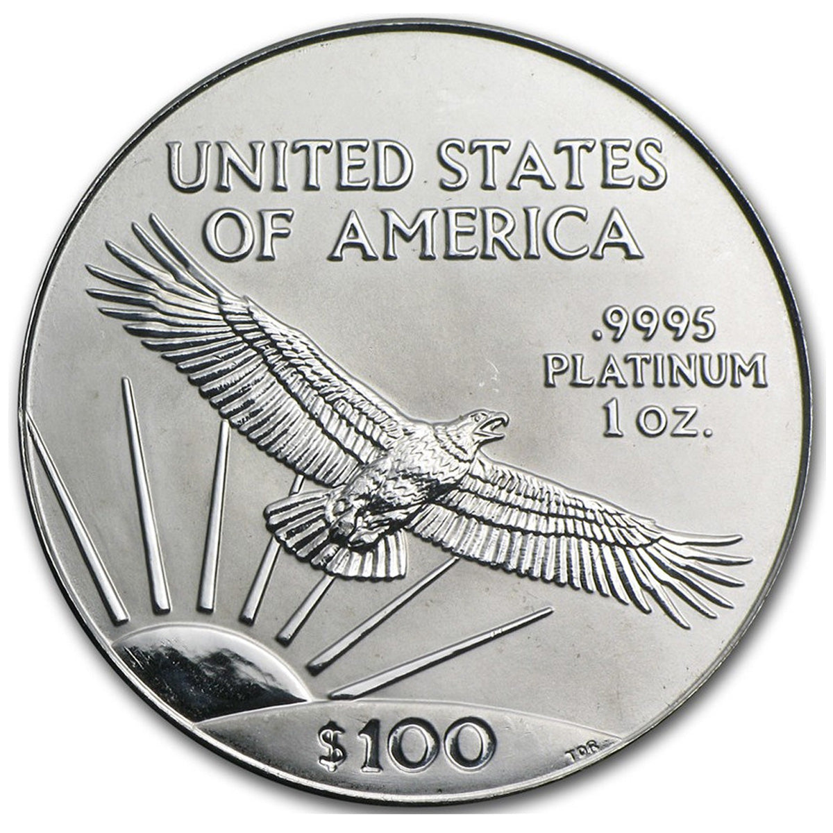 (LPO) 1999 USA $100 Platinum Eagle 1oz .9995 Coin (Tax Exempt) Flaws- NO Credit Card/Paypal