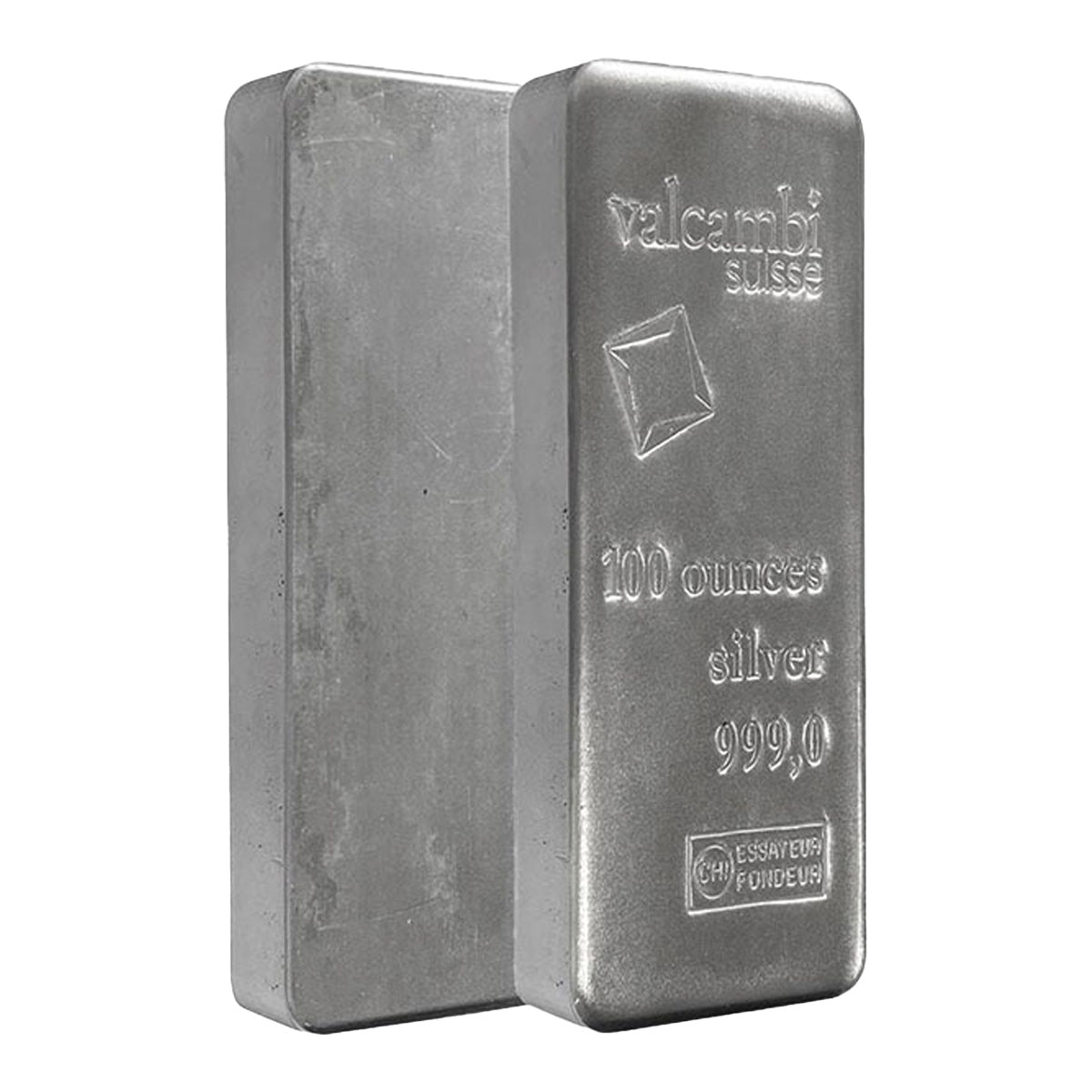 (LPO) Valcambi Suisse 100oz Fine Silver Bar (TAX exempt) - NO Credit Card, Paypal.