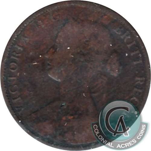 1861 New Brunswick 1-cent Good (G4)