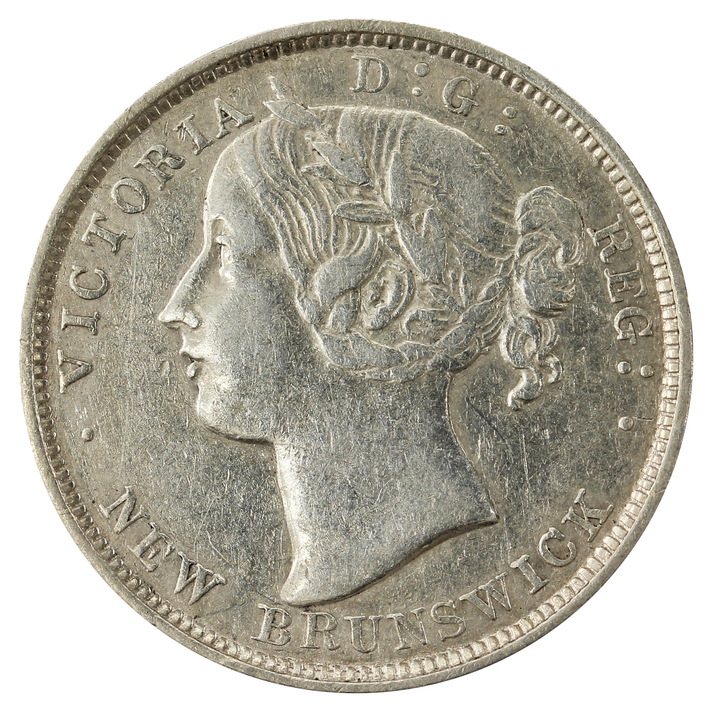 1862 New Brunswick 20-cents VF-EF (VF30) $