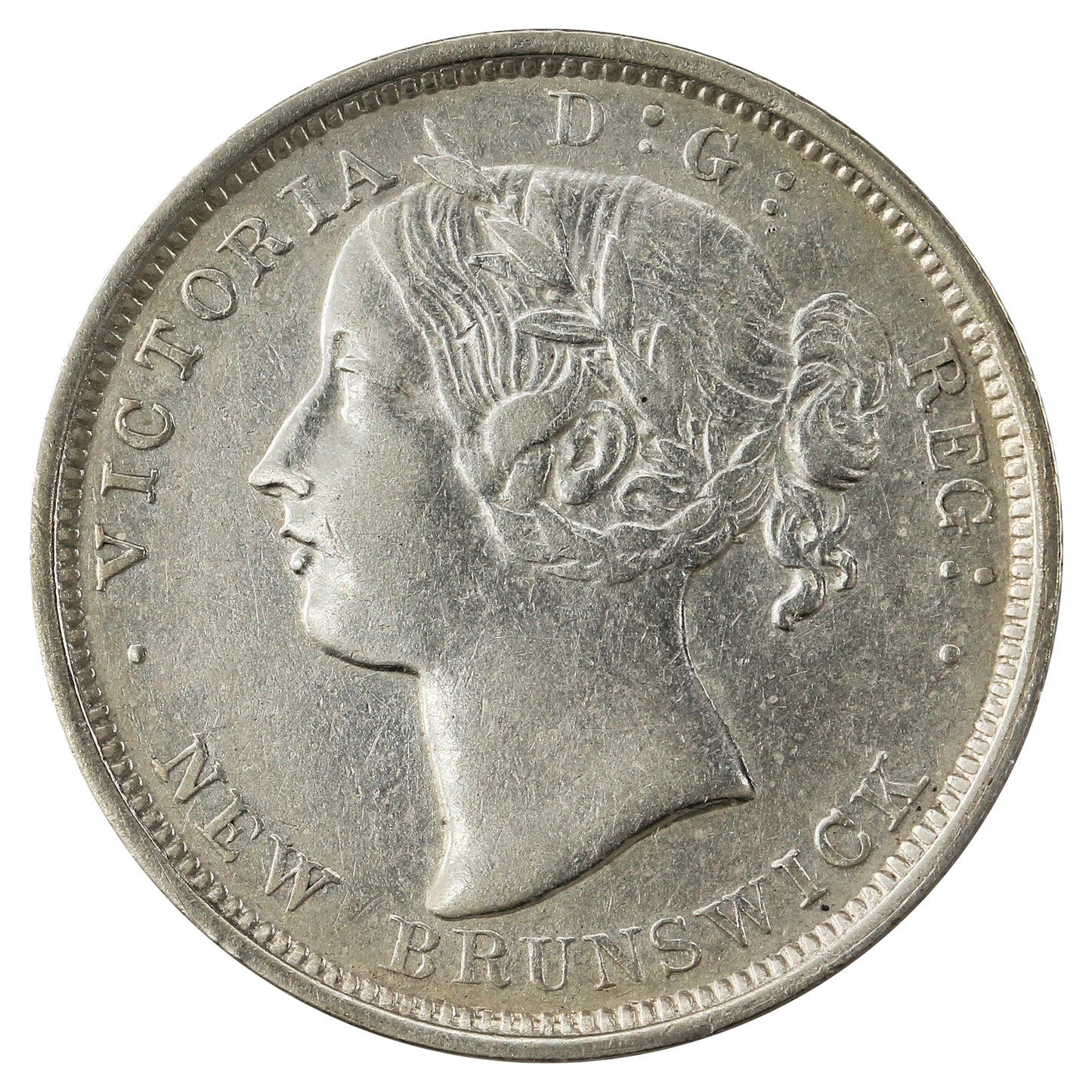1864 New Brunswick 20-cents VF-EF (VF30) $