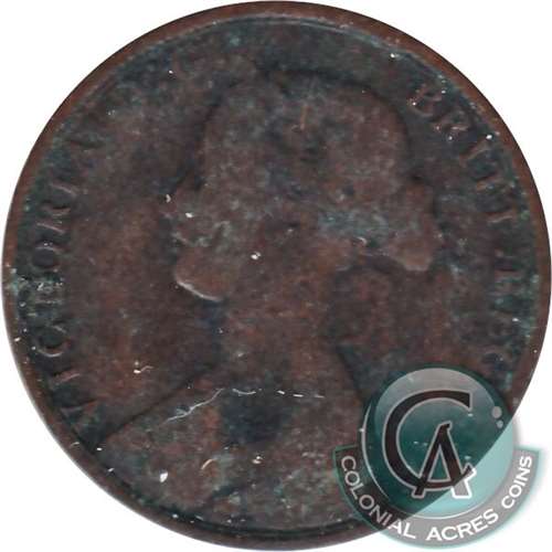 1861 Large Bud Nova Scotia 1-cent Good (G4)