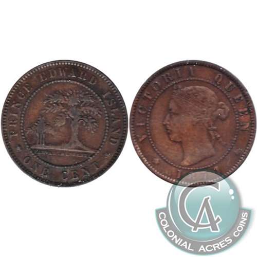 1871 Prince Edward Island 1-cent Fine (F12)