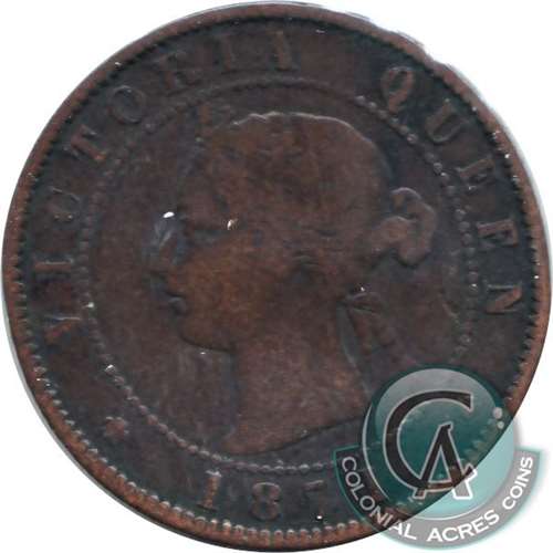 1871 Prince Edward Island 1-cent G-VG (G6)