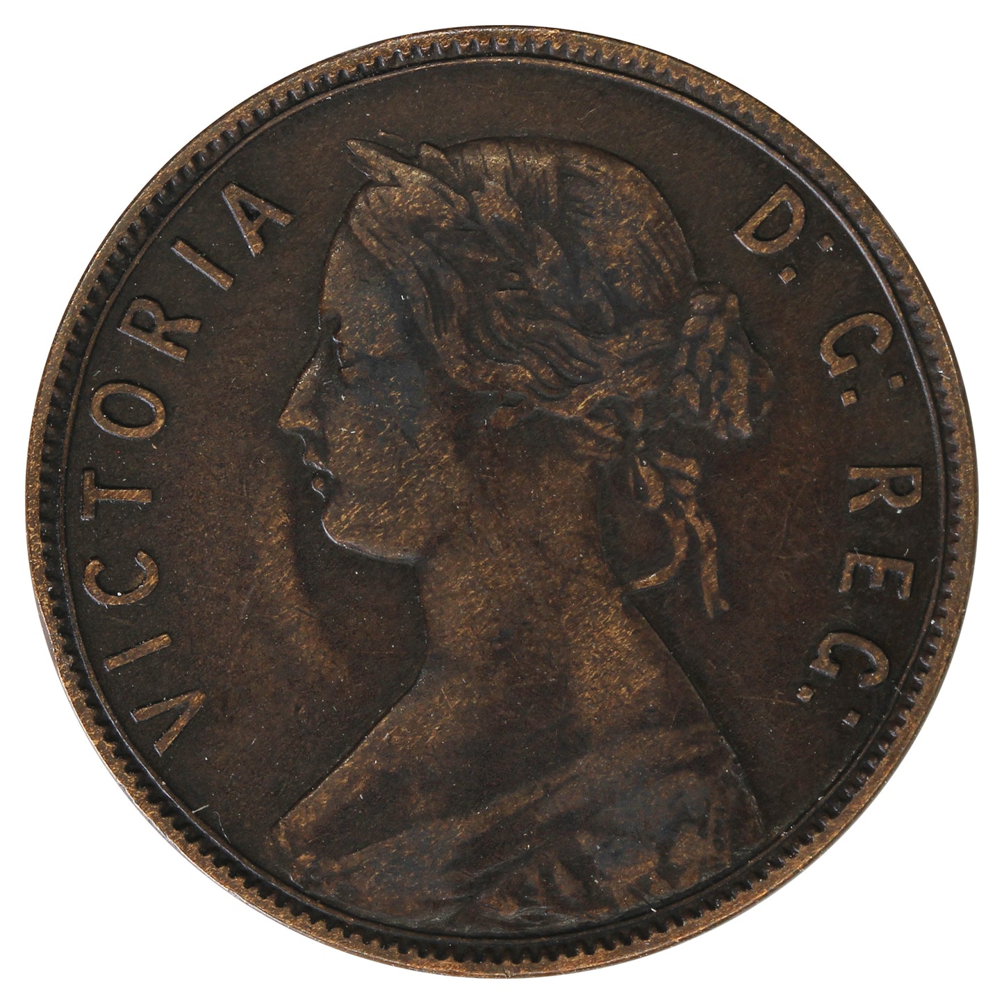 1885 Newfoundland 1-cent F-VF (F15) $