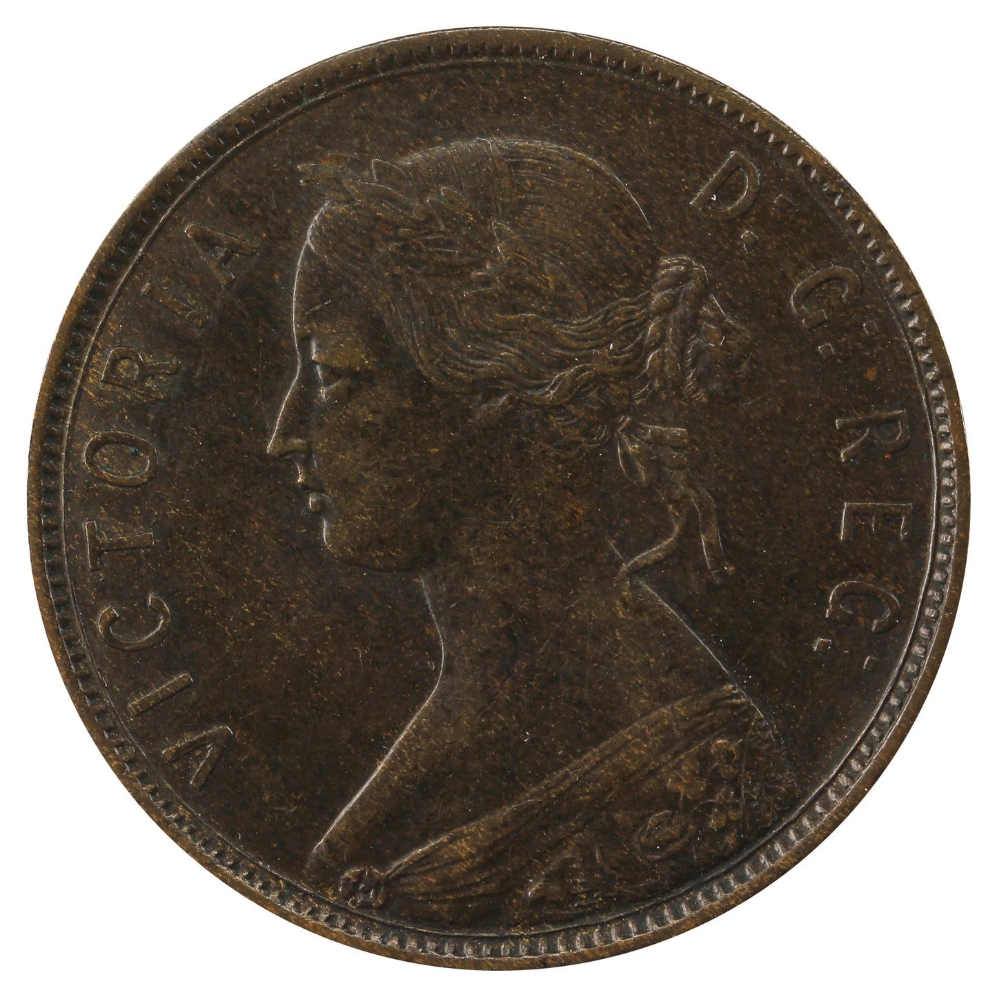 1896 Newfoundland 1-cent VF-EF (VF30)
