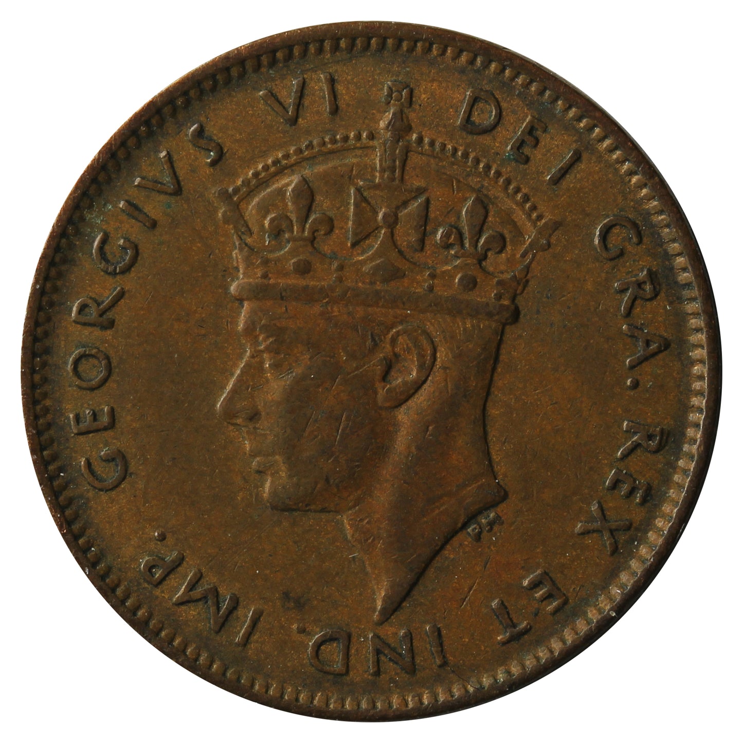 1942 Newfoundland 1-cent VF-EF (VF-30)