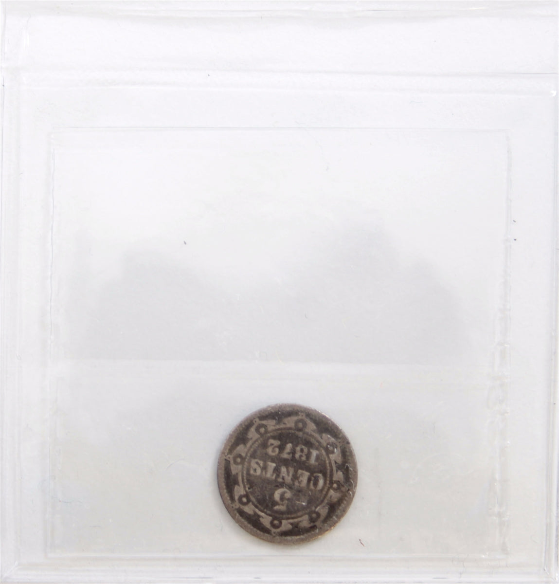 1872H Newfoundland 5-cents ICCS Certified G4