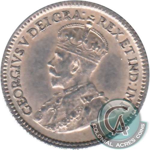 1917C Newfoundland 5-cents Extra Fine (EF40)