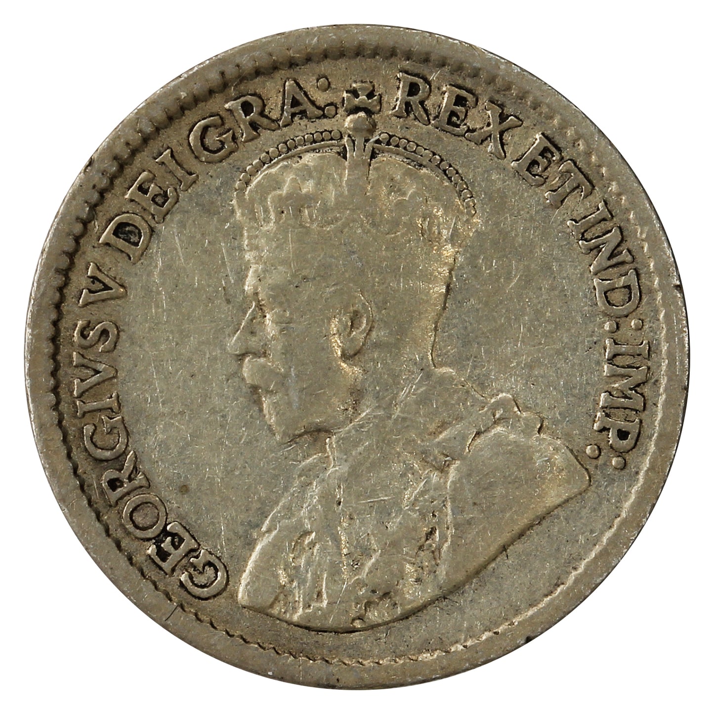 1917C Newfoundland 5-cents VG-F (VG10)