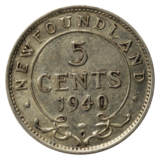 1940C Newfoundland 5-cents VF-EF (VF30)