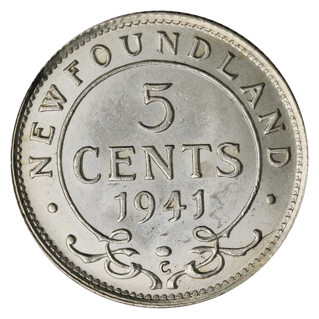 1941C Newfoundland 5-cents UNC+ (MS62)