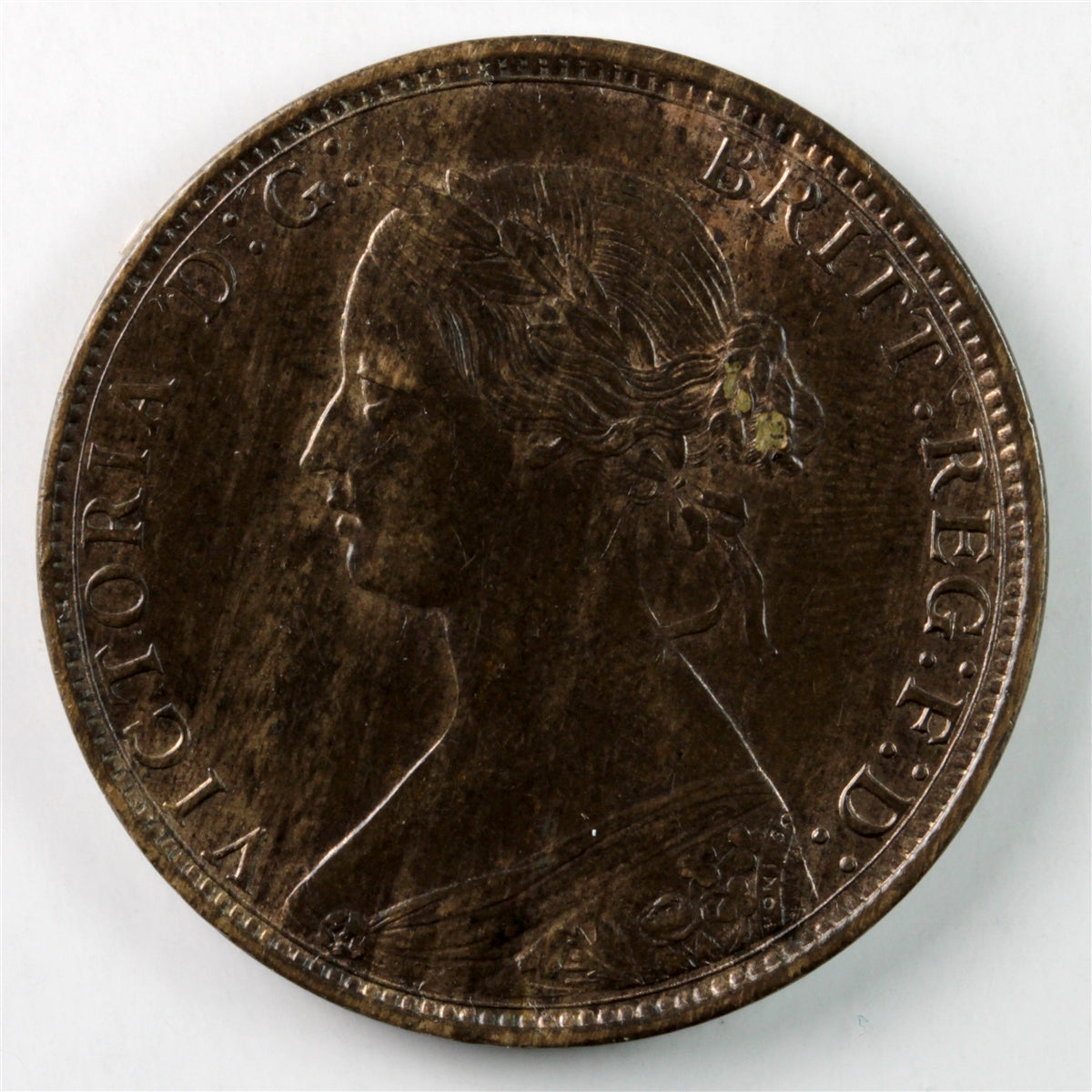 1861 Large Bud Nova Scotia 1-cent AU-UNC (AU55) $