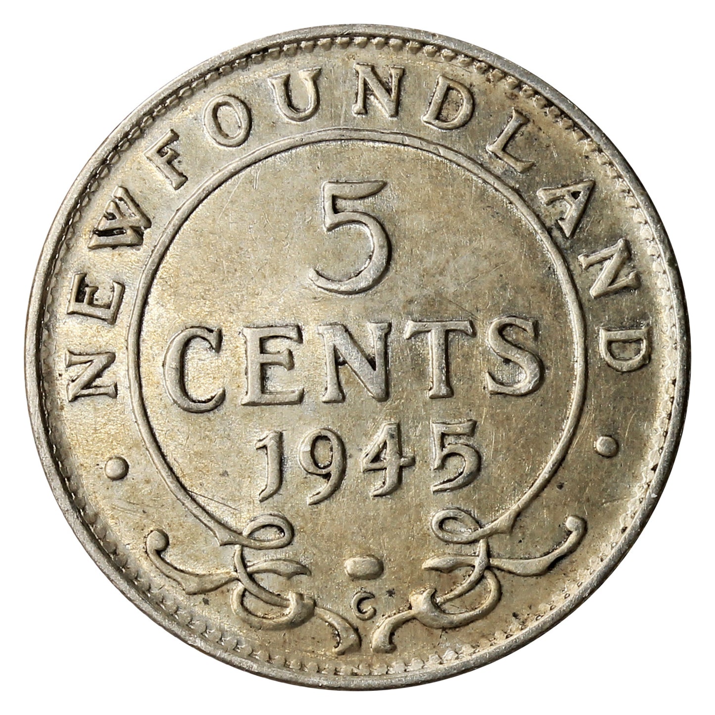 1945C Newfoundland 5-cents VF-EF (VF30)