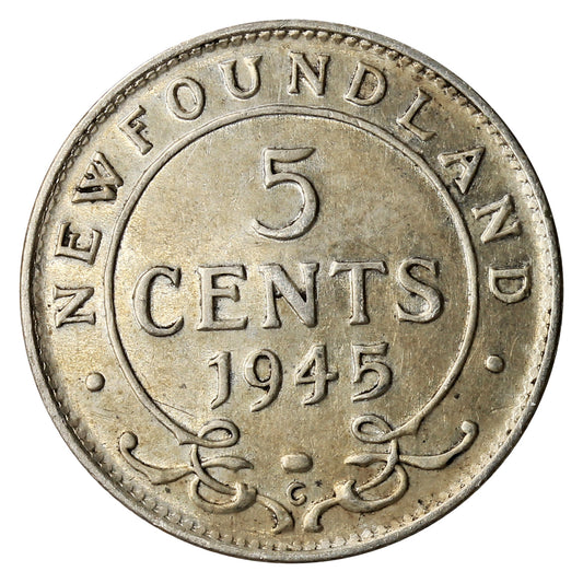 1945C Newfoundland 5-cents VF-EF (VF30)
