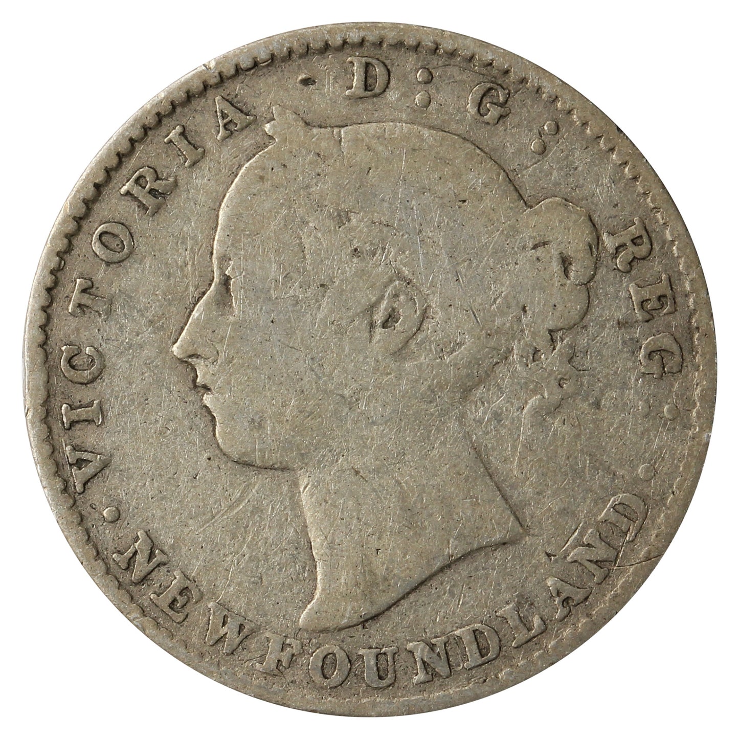 1890 Newfoundland 10-cents G-VG (G6)