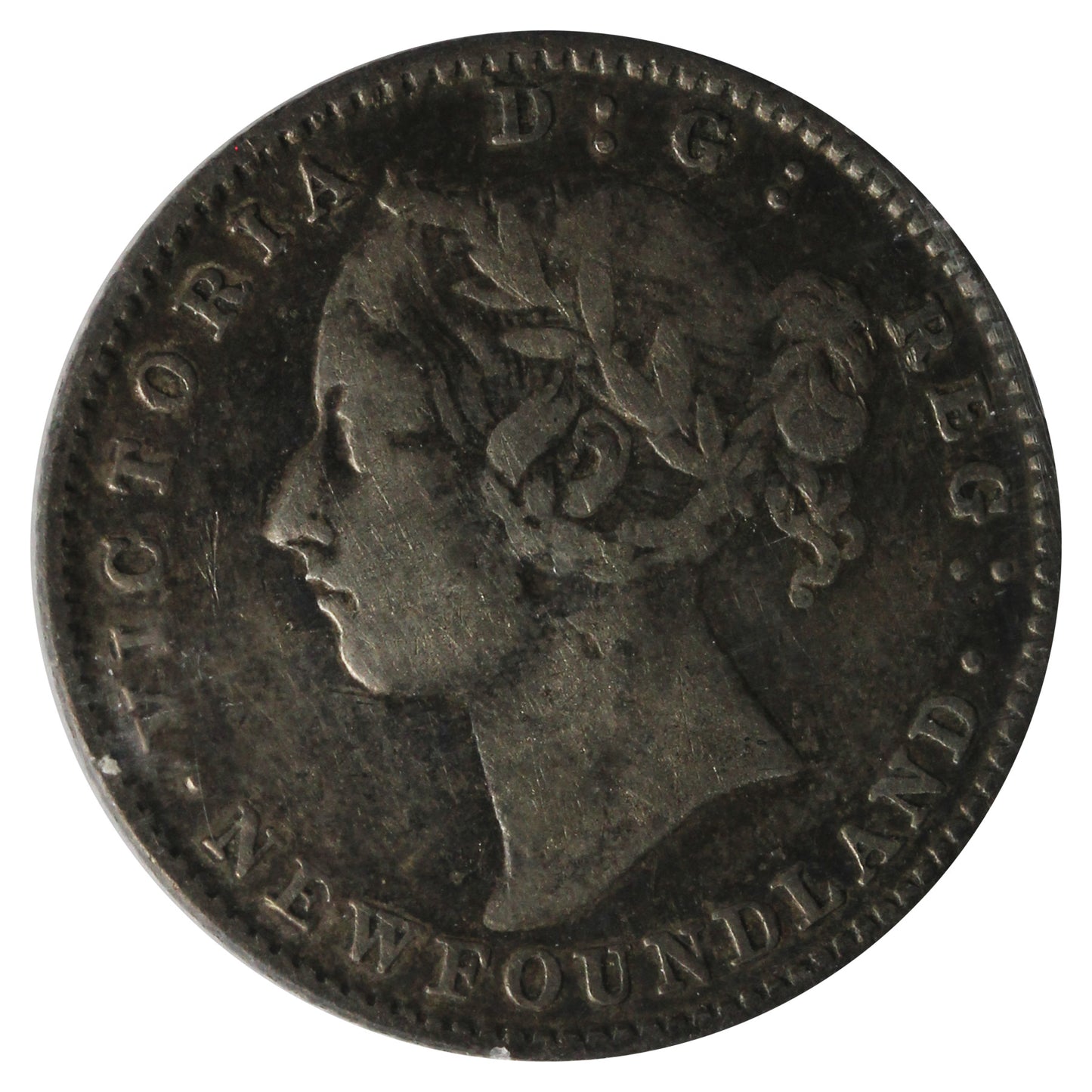 1890 Newfoundland 10-cents ICCS Certified F15