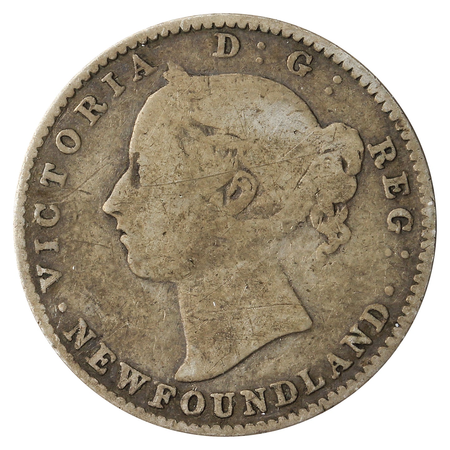 1894 Newfoundland 10-cents G-VG (G6)