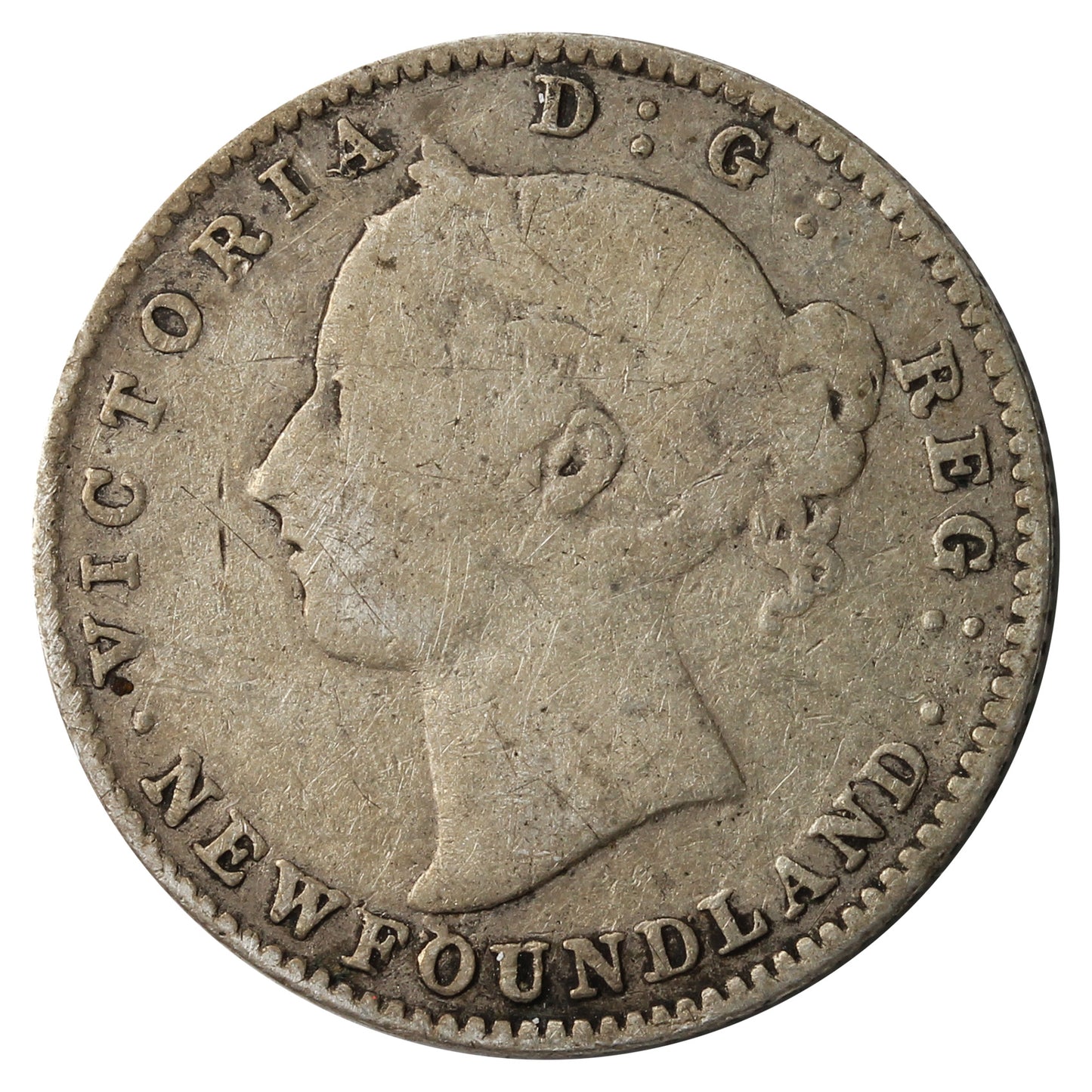 1894 Newfoundland 10-cents Very Good (VG8)