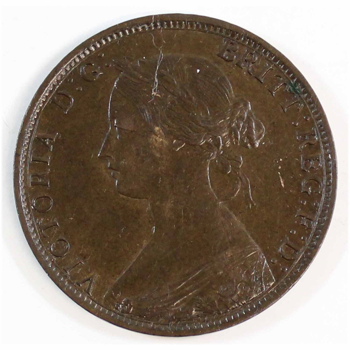 1861 Large Bud Nova Scotia 1-Cent Almost Uncirculated (AU50) $