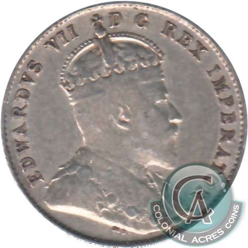 1903 Newfoundland 10-cents F-VF (F15) $