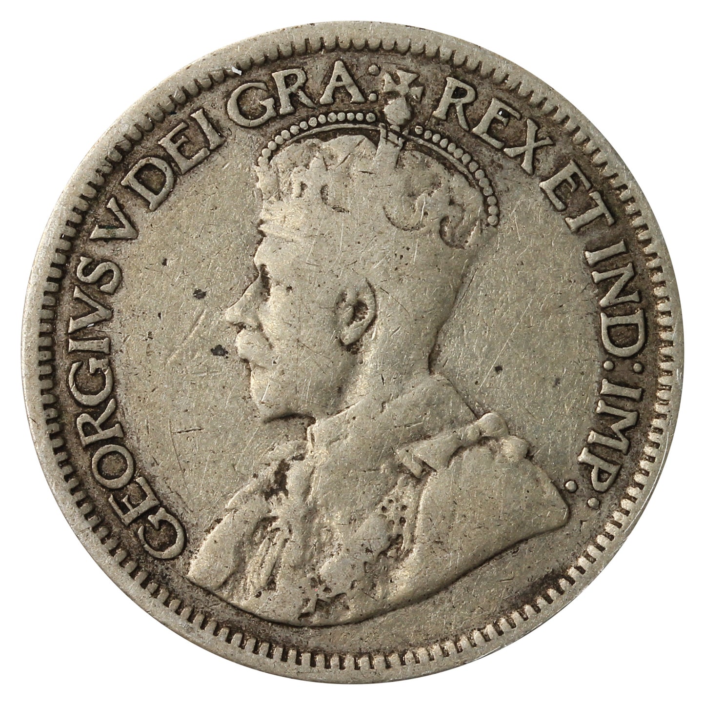 1917C Newfoundland 10-cents VG-F (VG10)
