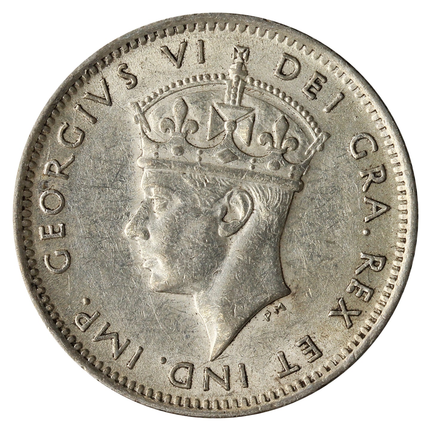 1942C Newfoundland 10-cents Almost Uncirculated (AU-50)