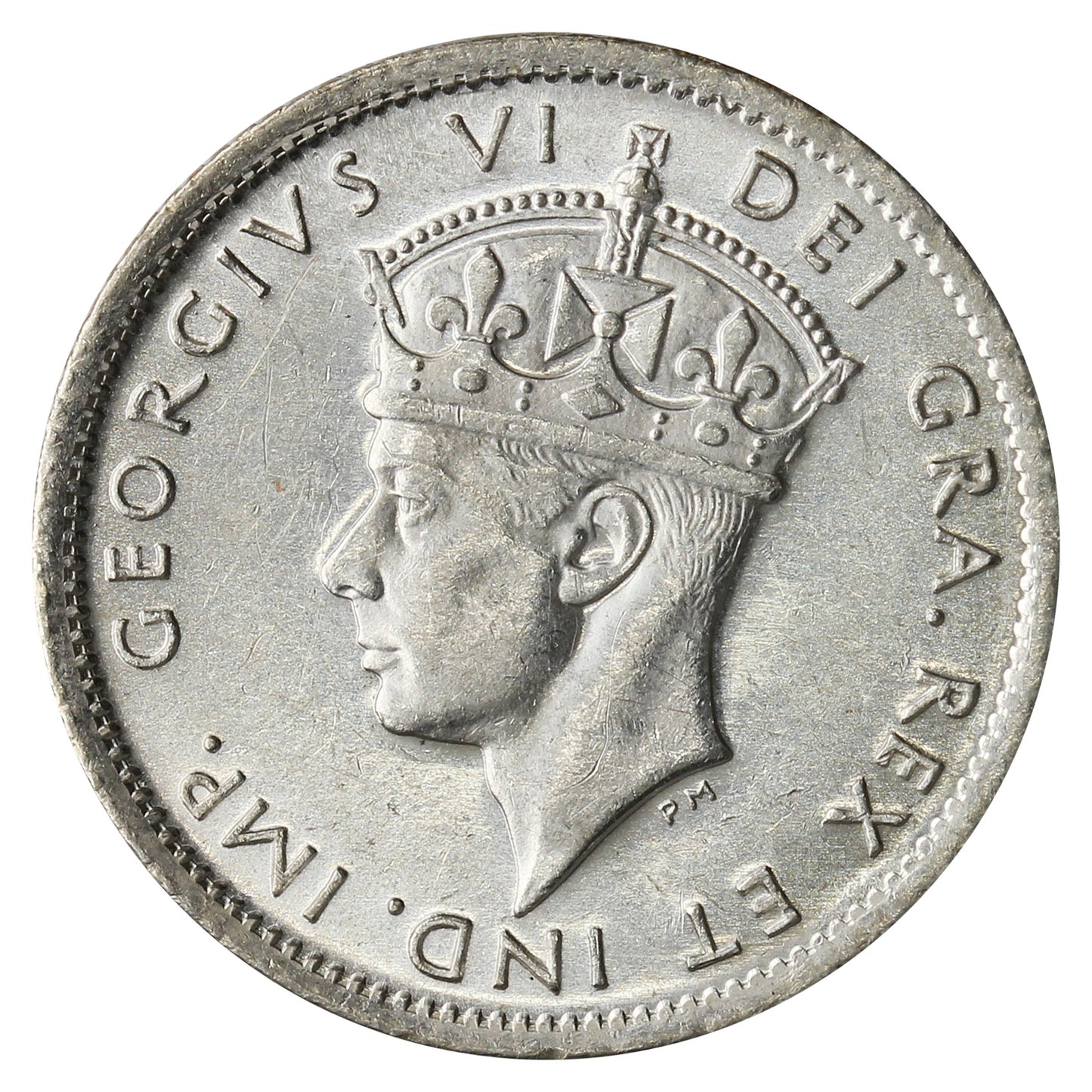 1942C Newfoundland 10-cents AU-UNC (AU55)