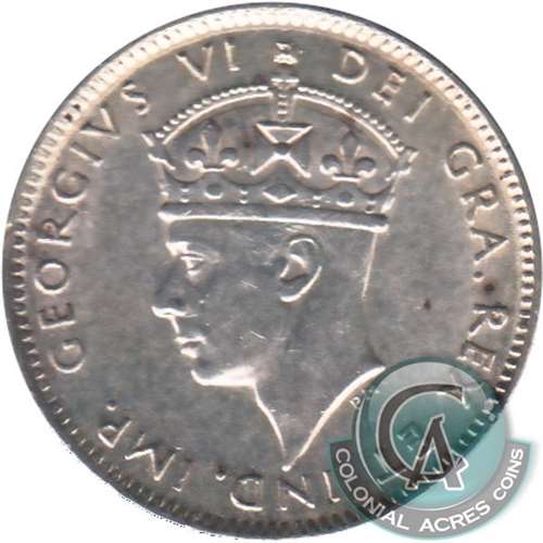 1942C Newfoundland 10-cents Extra Fine (EF40)