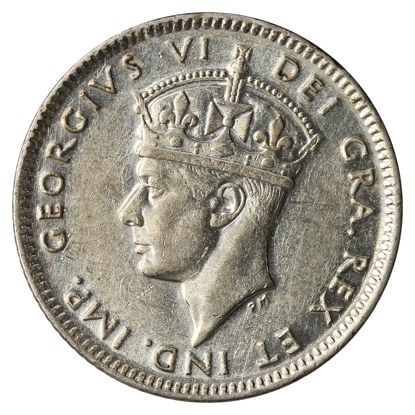 1945C Newfoundland 10-cents Almost Uncirculated (AU-50)