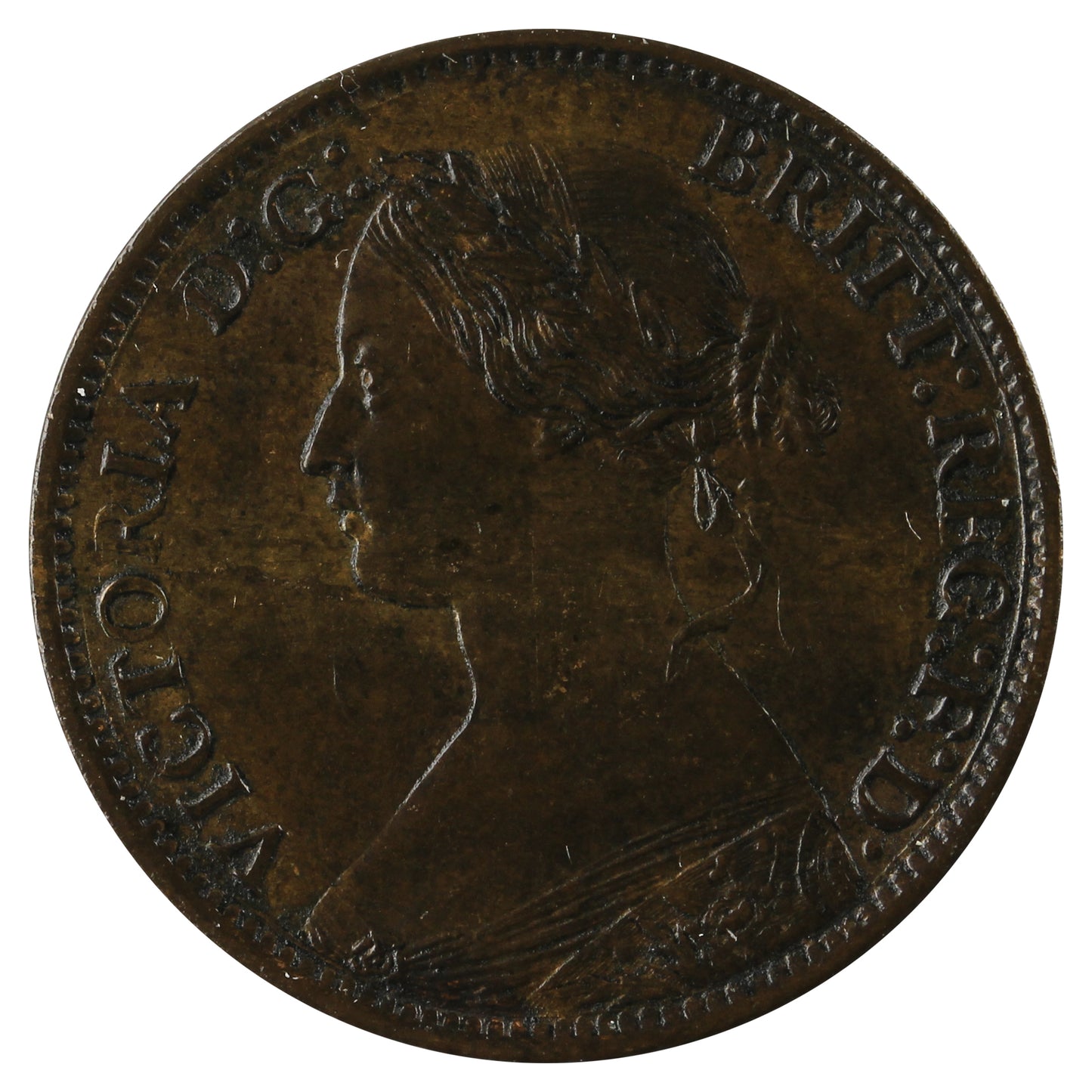 1861 Nova Scotia 1/2 Cent UNC+ (MS62) $