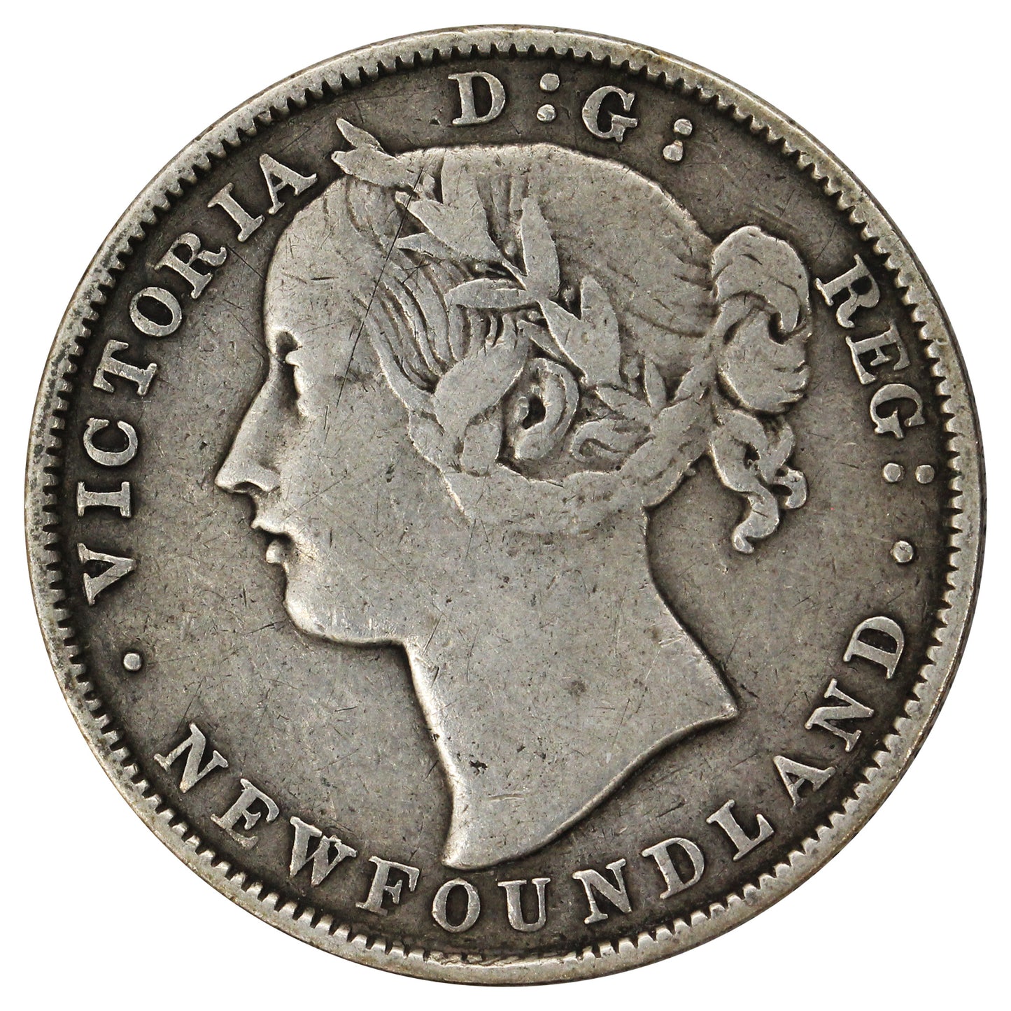 1881 Newfoundland 20-cents F-VF (F15) $