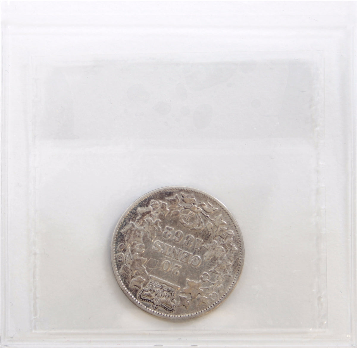 1862 New Brunswick 20-cents ICCS Certified F15