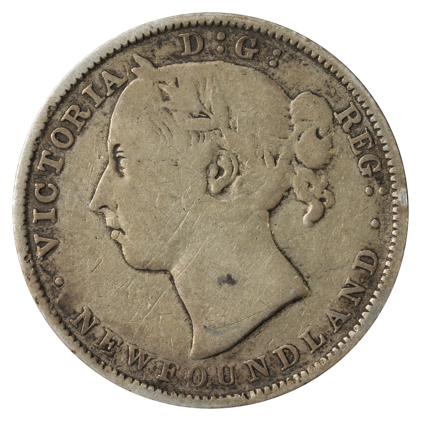 1888 Newfoundland 20-cents VG-F (VG10)