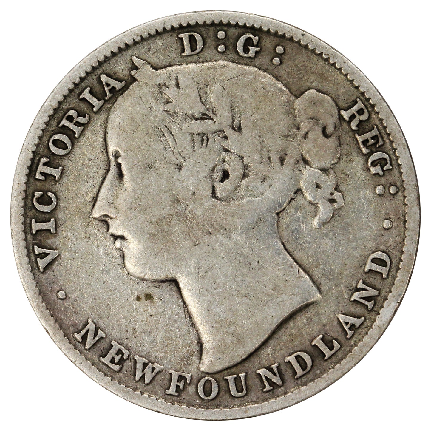 1894 Obv. 1 Newfoundland 20-cents VG-F (VG10)