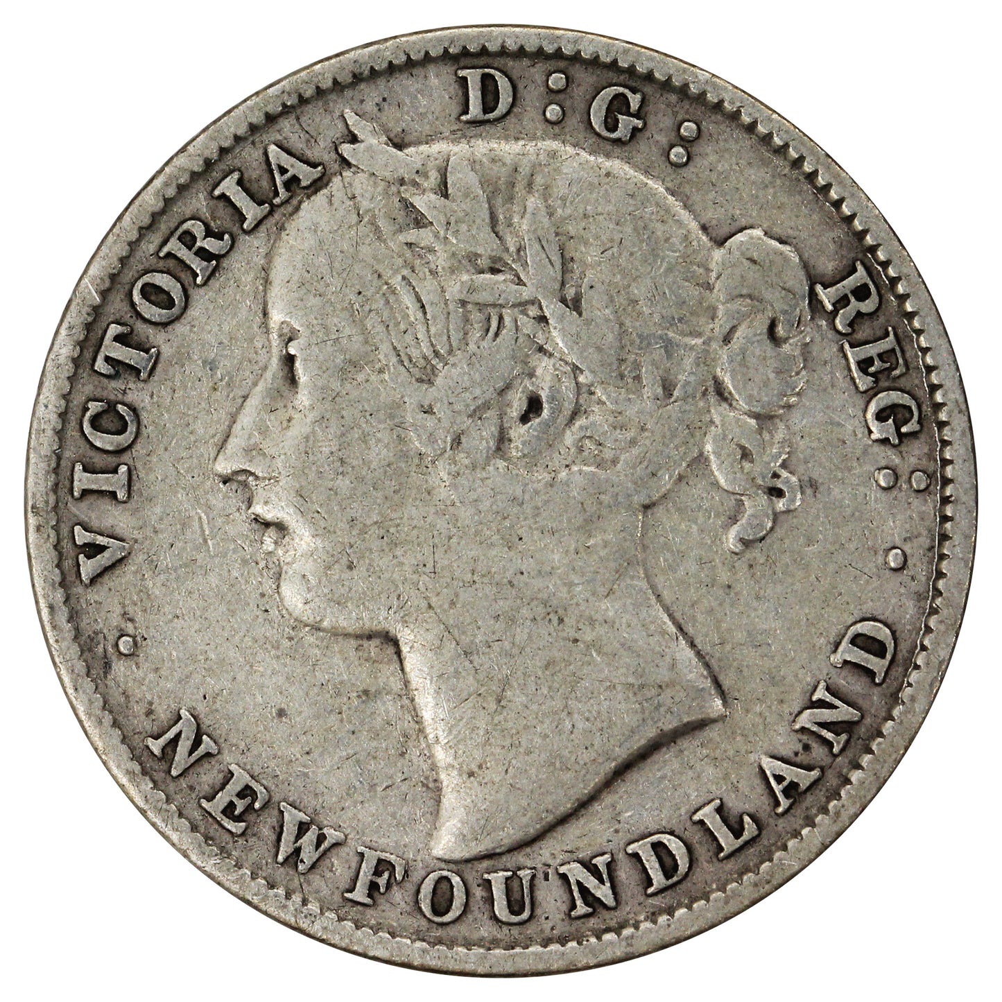 1896 Large 96 Newfoundland 20-cents Fine (F12)