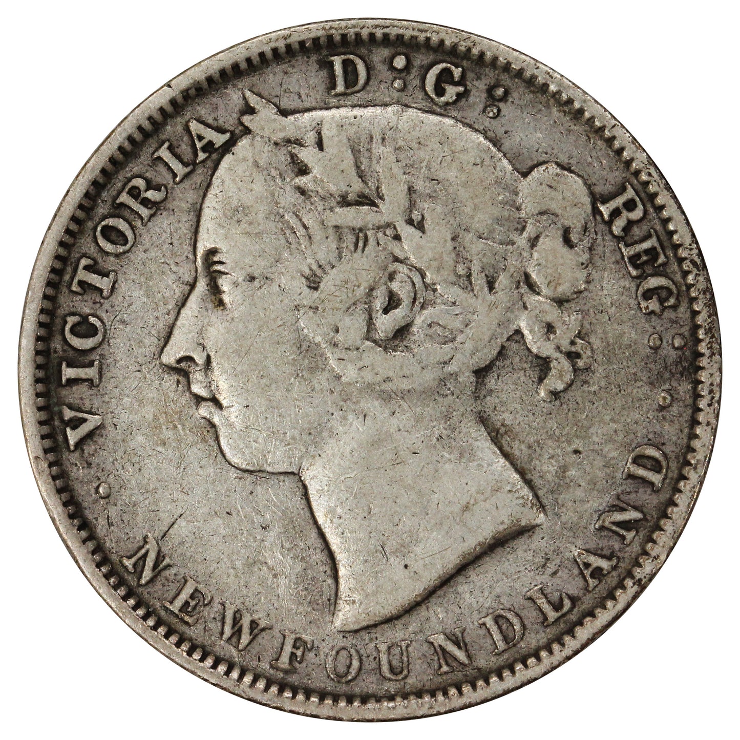 1899 Large 99 Newfoundland 20-cents Fine (F12)