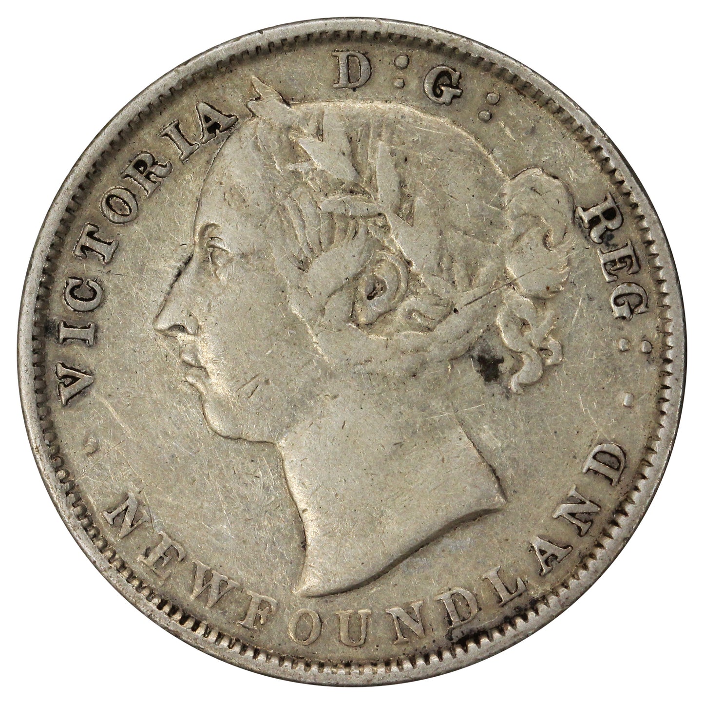 1899 Large 99 Newfoundland 20-cents F-VF (F15)