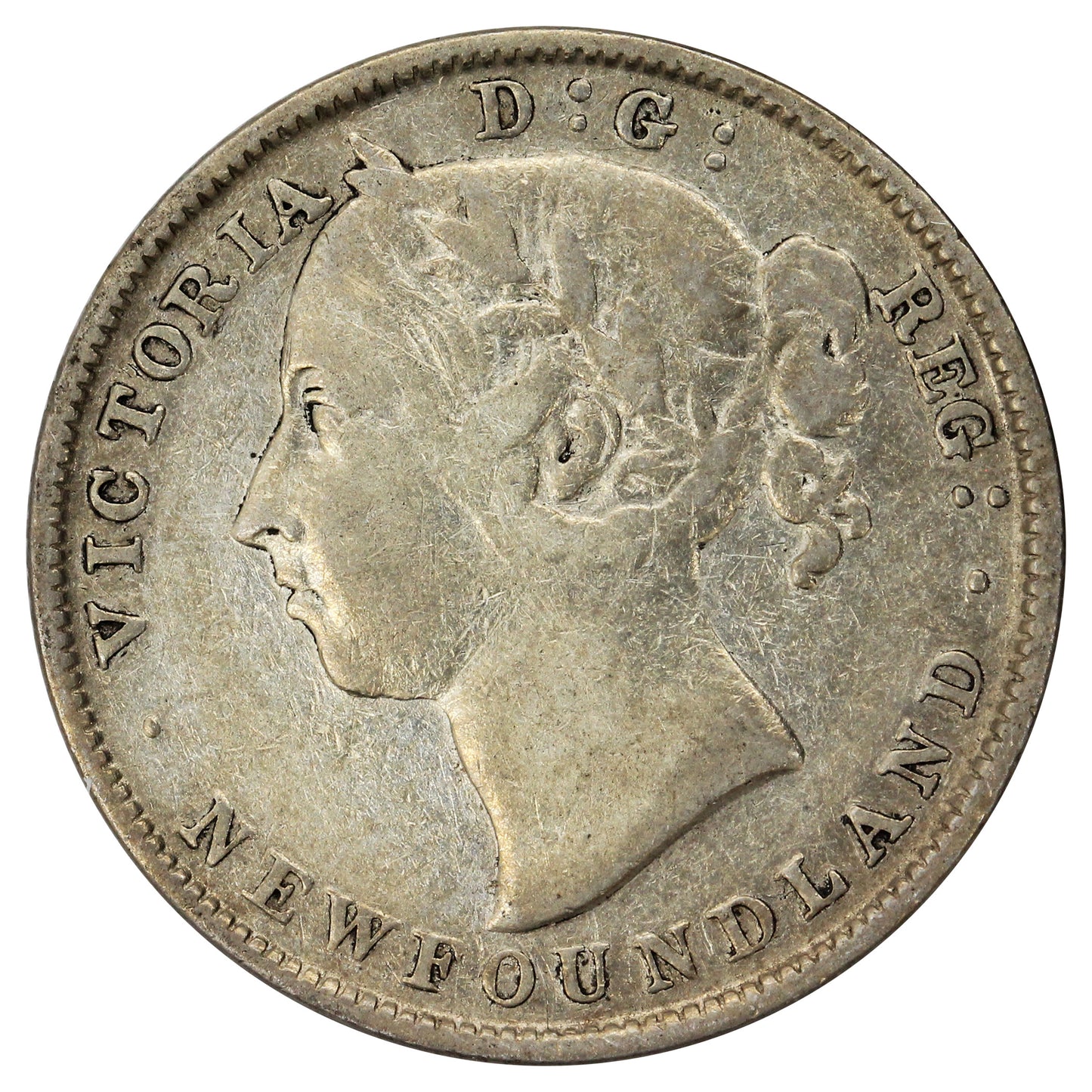 1900 Newfoundland 20-cents F-VF (F15)